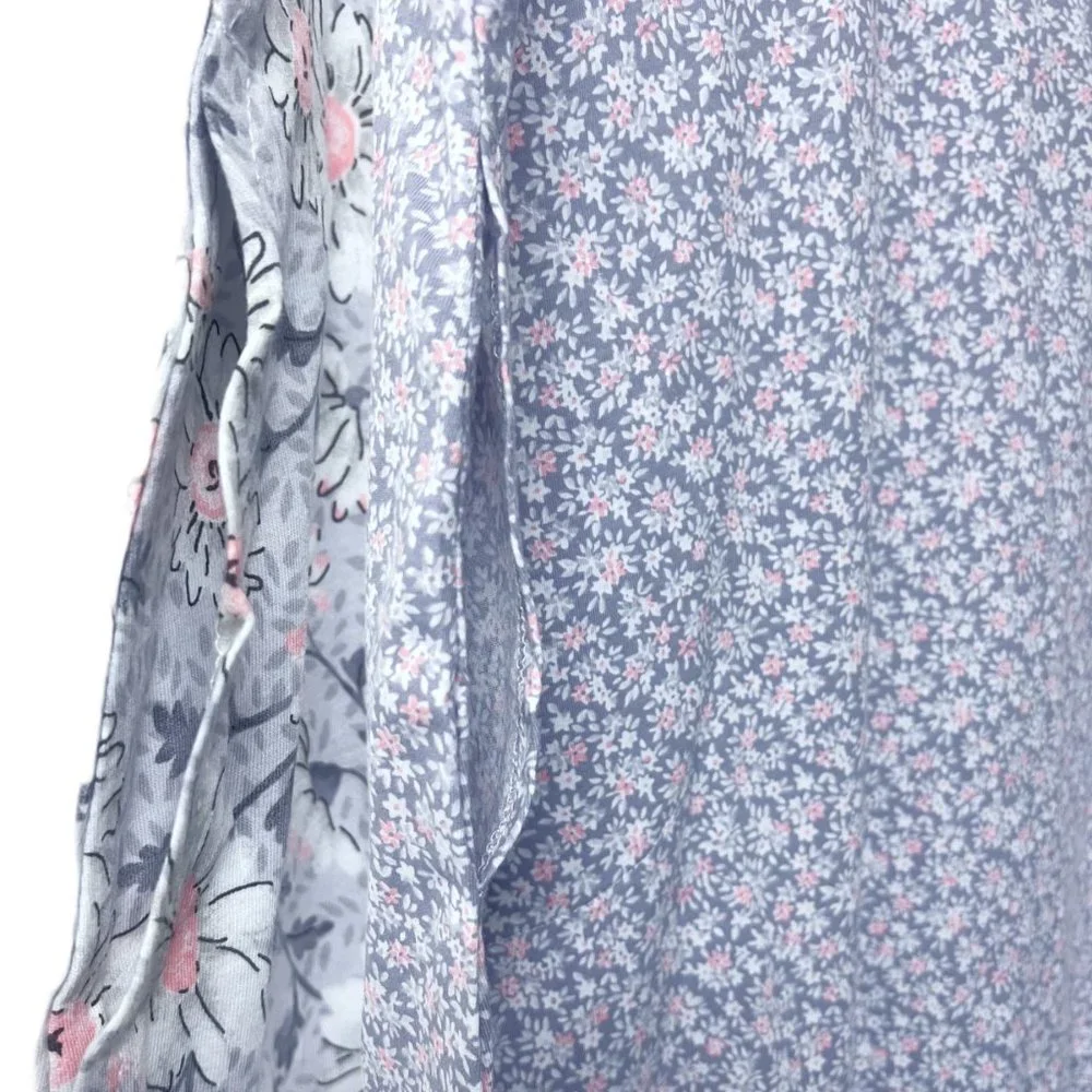 NEW! Carole Hochman Meadow Floral 100% Cotton 2-Pack‎ Sleepshirts Large